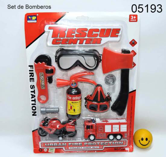 Imagen de SET DE BOMBERO SUPER COMPLETO 7.25